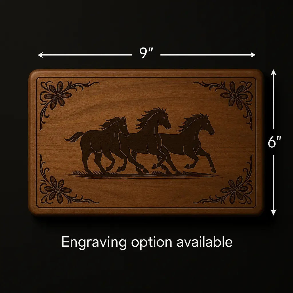 Personalized Custom-Engraved Wooden Cutting Board