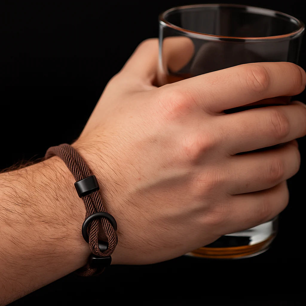 Brown Rope Bracelet — Men’s Minimalist Design
