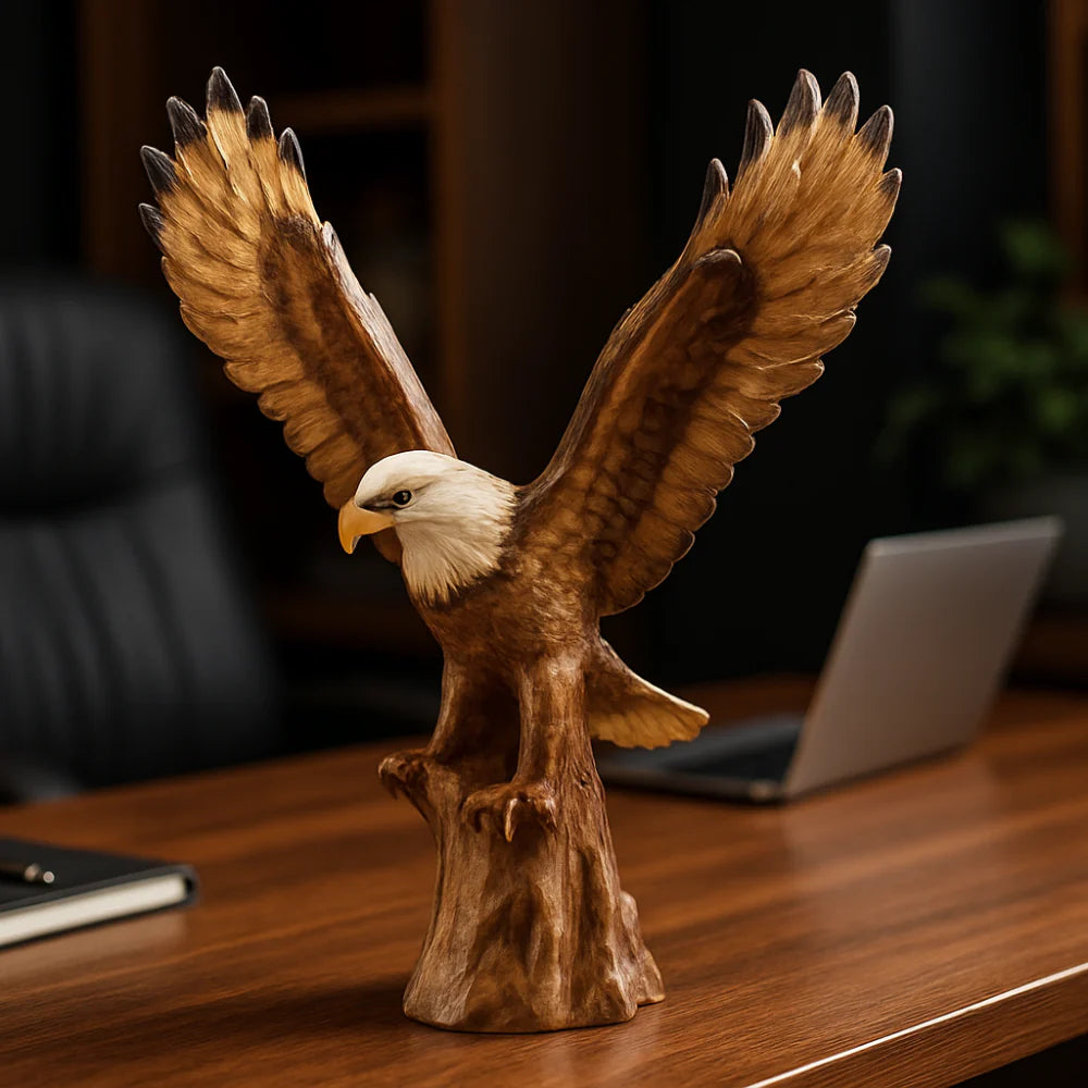 Bald Eagle Resin Sculpture Premium Home & Office Decor