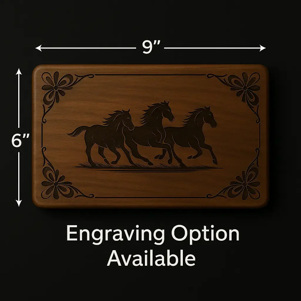 Personalized Custom-Engraved Wooden Cutting Board