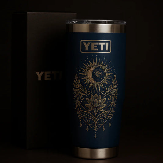 Personalized Custom-Engraved Insulated Travel Tumbler — 20 oz